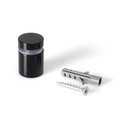 Outwater Round Standoffs, 3/4 in Bd L, Aluminum Black, 3/4 in OD 3P1.56.00335